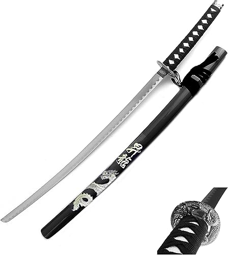 Snake Eye Tactical Espada samurái katana de dos tonos con soporte de espada gratis