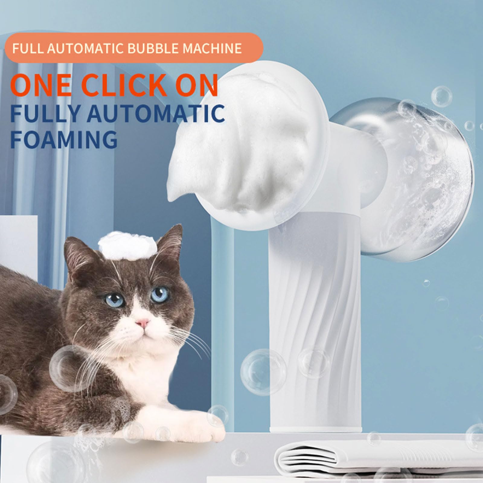 Brosse de Bain Automatique pour Animaux de Compagnie avec, A