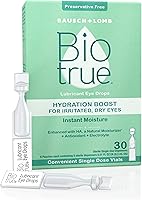 Vista 1 de Biotrue Hydration Boost, Gotas para los ojos sin conservantes para ojos secos, hidrata instantáneamente, rehidrata, apto para lentes de contacto
