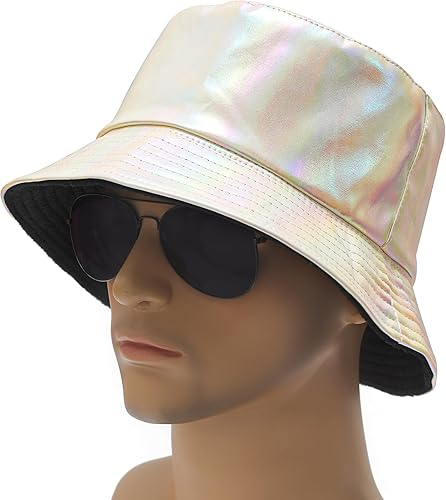 Miniatura 4 de ZLYC Sombrero unisex de moda para pescadores de piel sintética impermeable