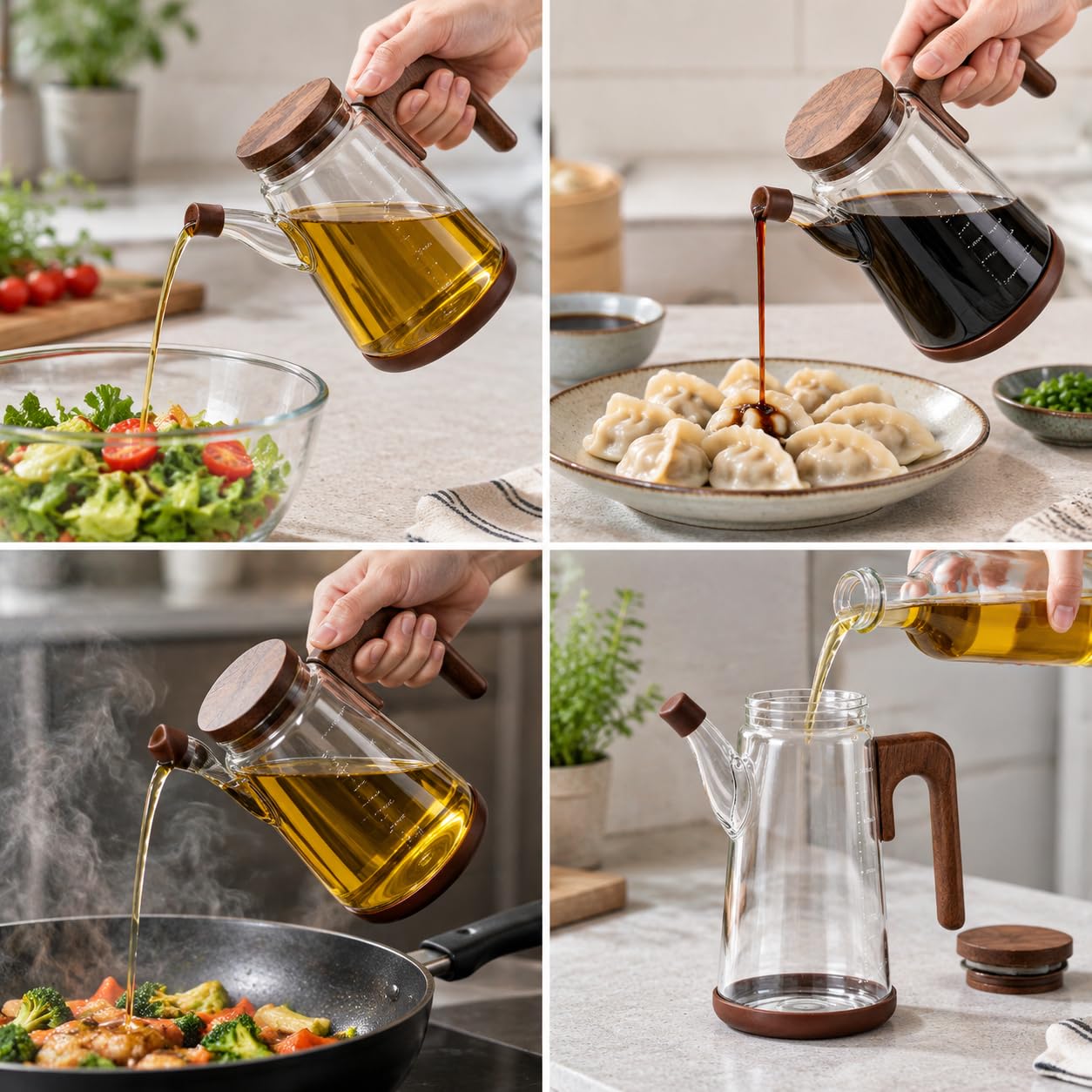 Ölspend Küche, mit Ausgieß, 7-förmiger Griff 500ml
