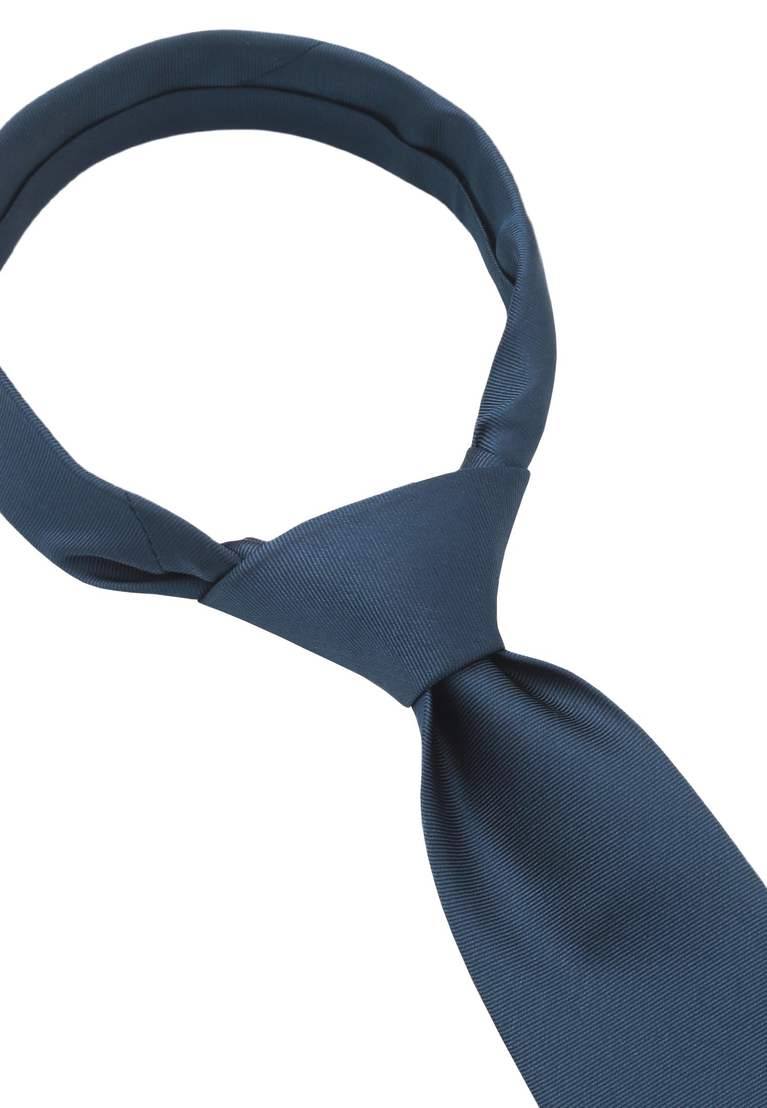 Basic Uni Krawatte - 8 cm XXL Übergröße - Dunkelblau
