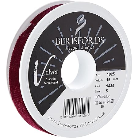 LOBERON Fluwelen lint Andaris crème | bol