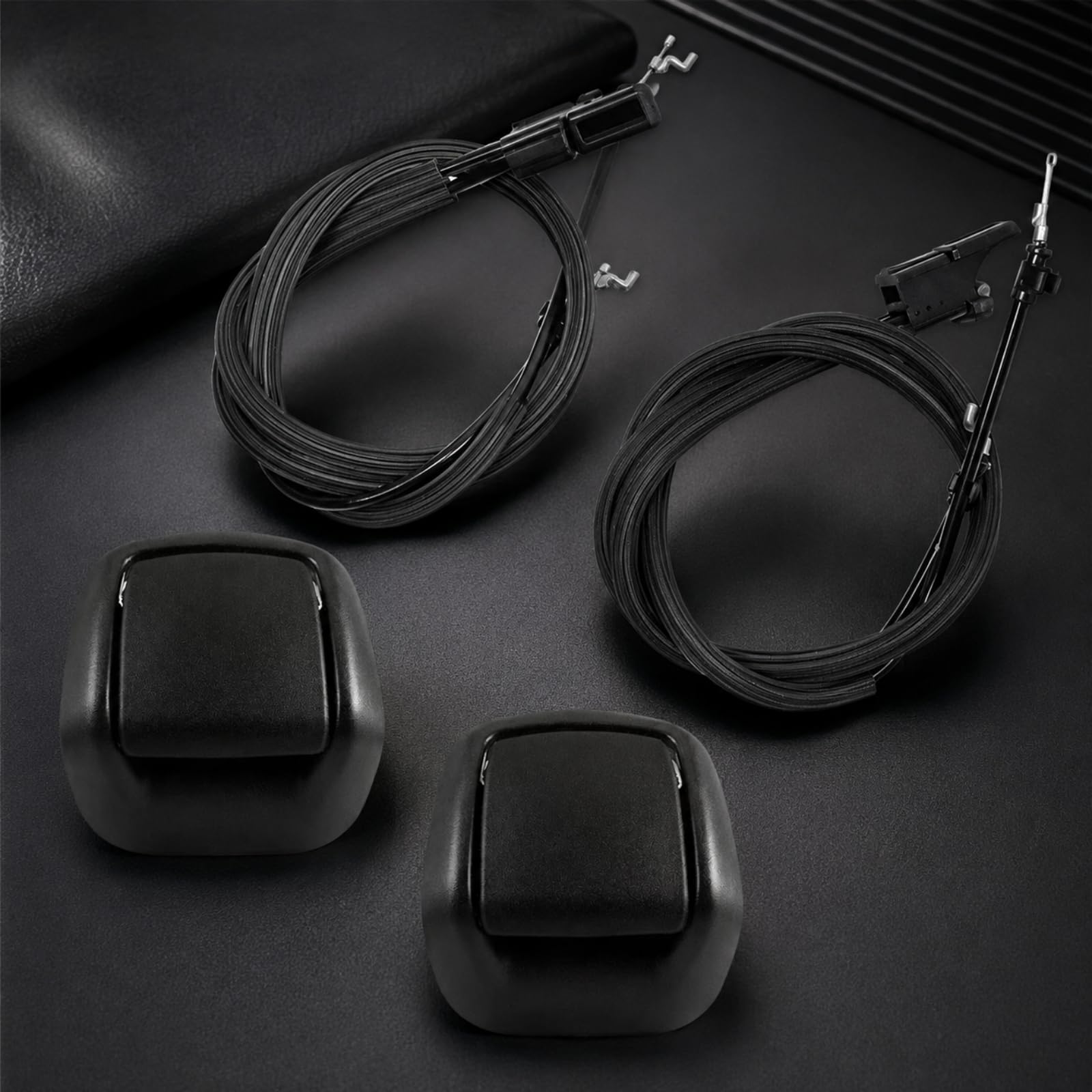 Ronyme 4 Pezzi Kit Ricambio Regolazione Sedile Veicolo di Riferimento MK6 Facile da Installare Kit di Ricambio con Maniglia e Cavo Controllo a Montaggio