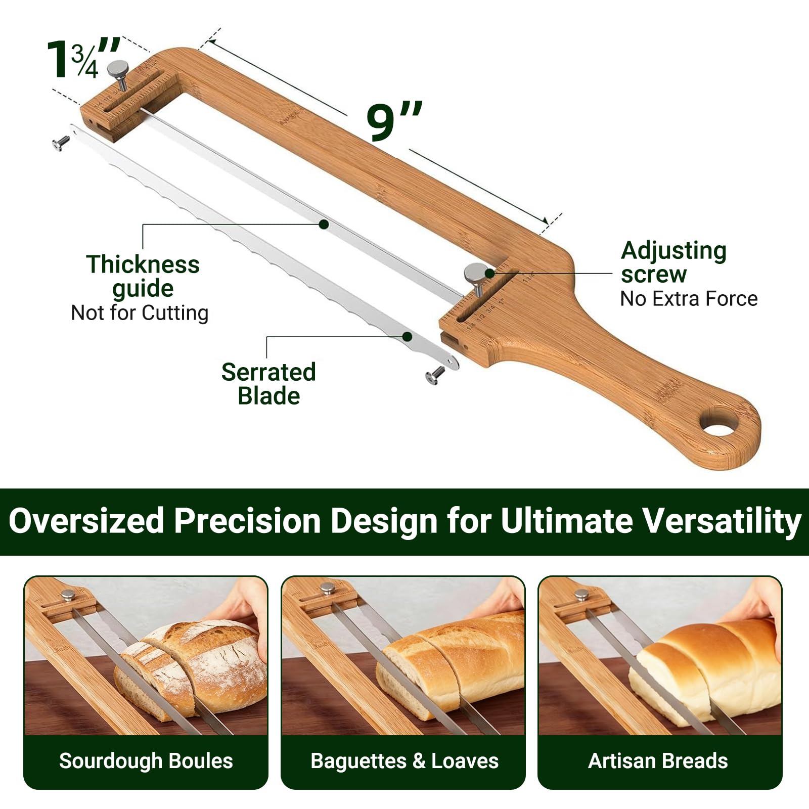 Adjustable Bread Slicer - Slice Like a Pro -5