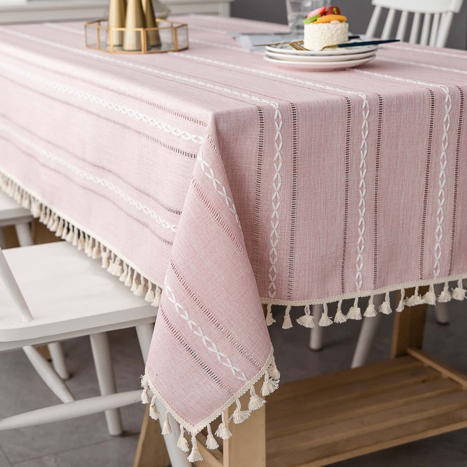 YSUEFIJO Manteles Mesa Rectangular 140x240cm, Mantel Antimanchas, Mantel Resistente a Las Manchas, Manteles Exterior Decorativo, Cubierta de Mesa Lavable Resistente, para Hogar Comedor del Cocina