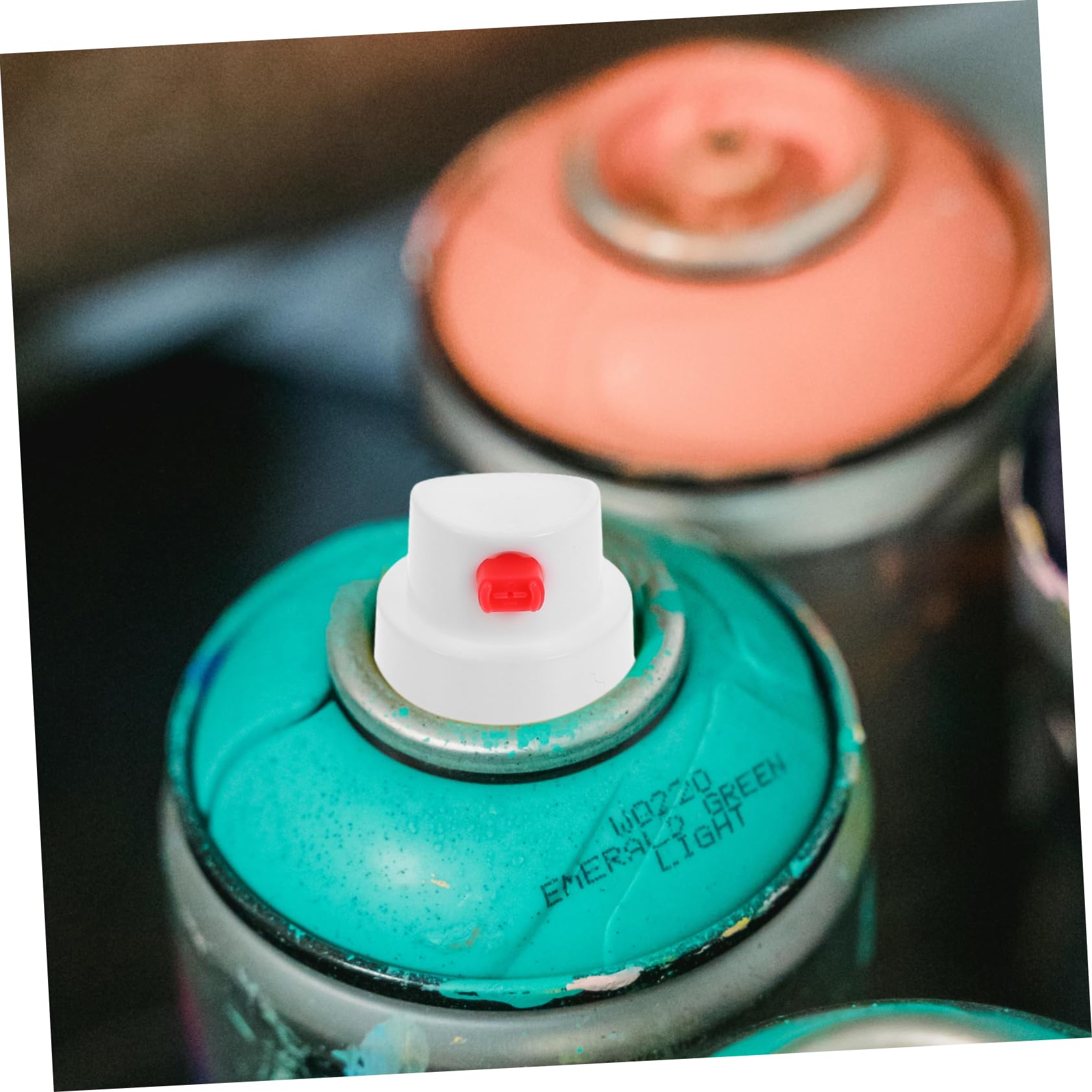 Lot De 20 Capuchons De Buse De Peinture En Plastique De Rechange Pour Aérosols Pour Projets De Graffiti, Bricolage Et Amélioration De La Maison, Motif De Pulvérisation Cohérent, Installation Facile