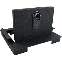 JIKE Center Console Gun Safe - Console Gun Vault Compatible with Ford F250 Super Duty 2023-2026, High Security Armrest Lock Box with Fingerprint Lock with Backup Key