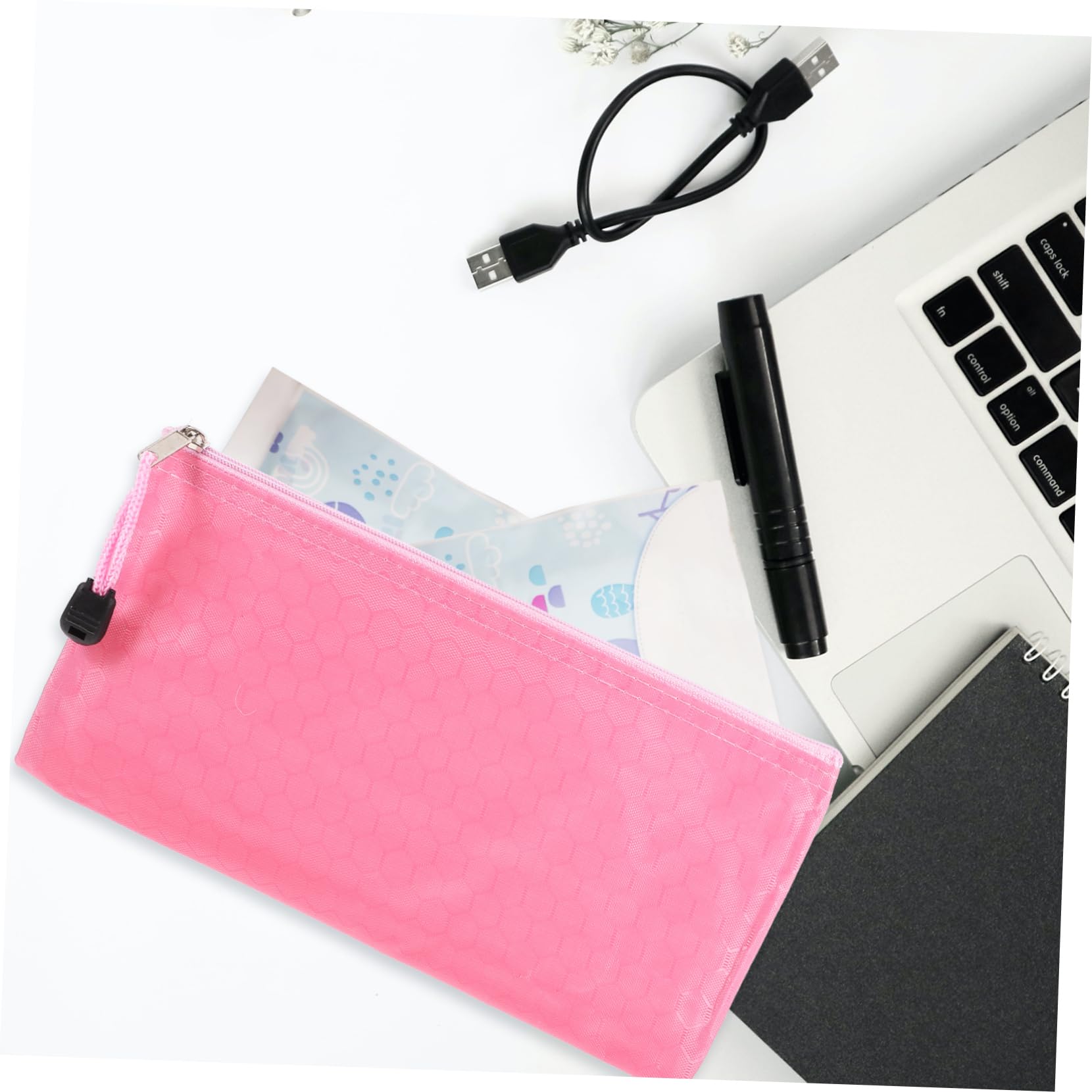 NULYLU 6pcs Sanitary Pad Bag Waterproof Pouch for Travel Period Bag Zipper Closure Storage for Women's Essentials
