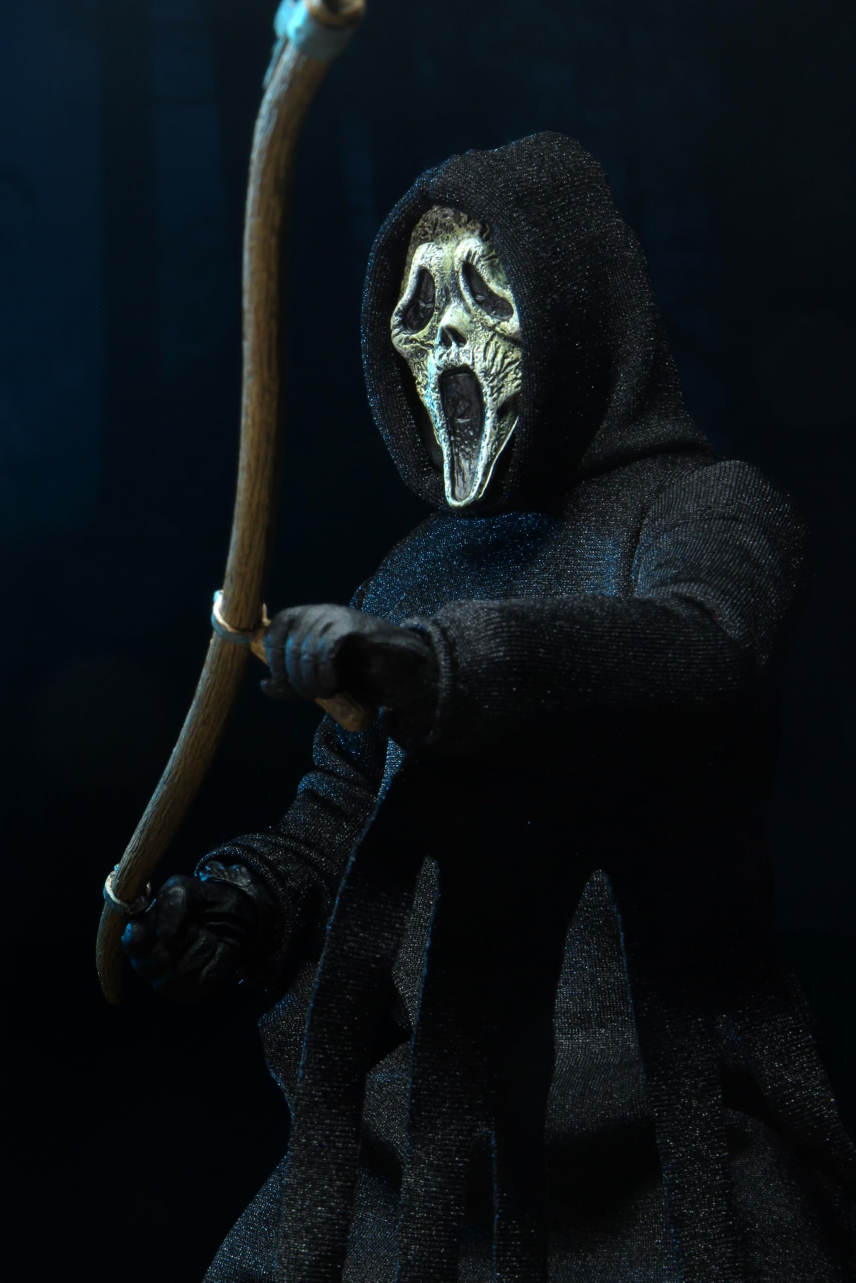 NECA Figura acción Ghostface 18cm | Scream - Figura de acción Ultimate de 7 pulgadas - Cara fantasma