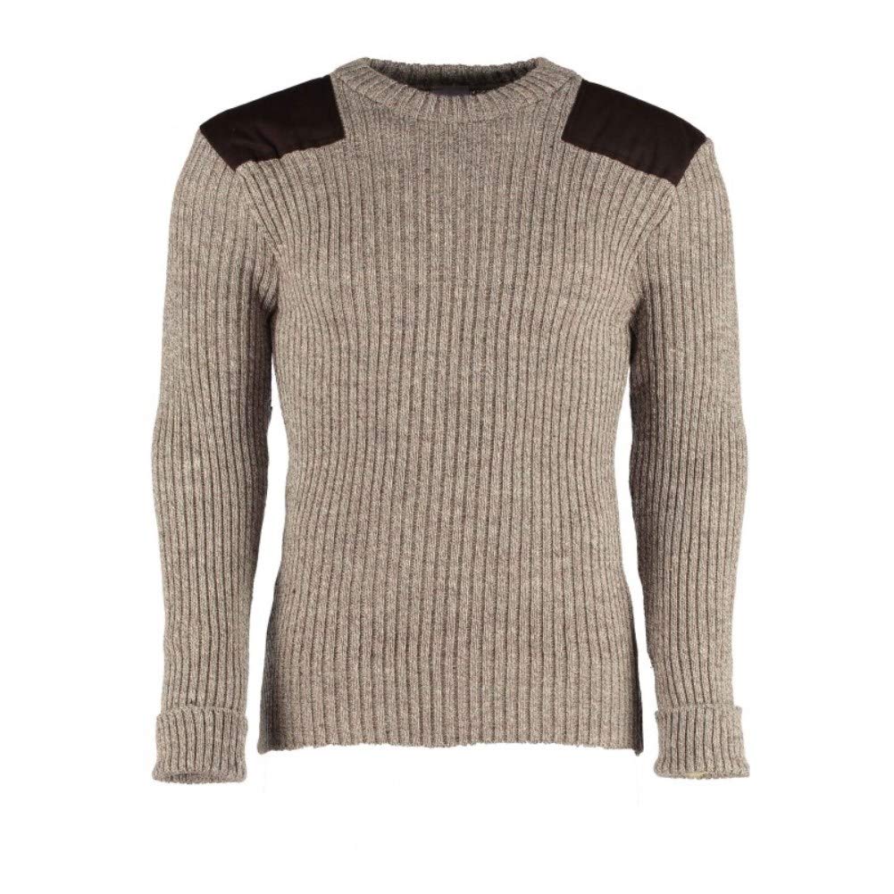 brown command sweater