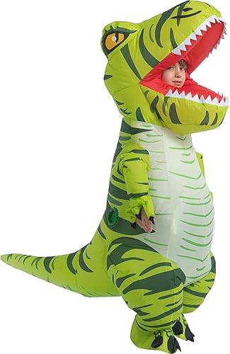 Disfraz inflable de Trex, disfraces inflables para niños, disfraz de dinosaurio inflable, disfraces de Halloween para niños y niñas