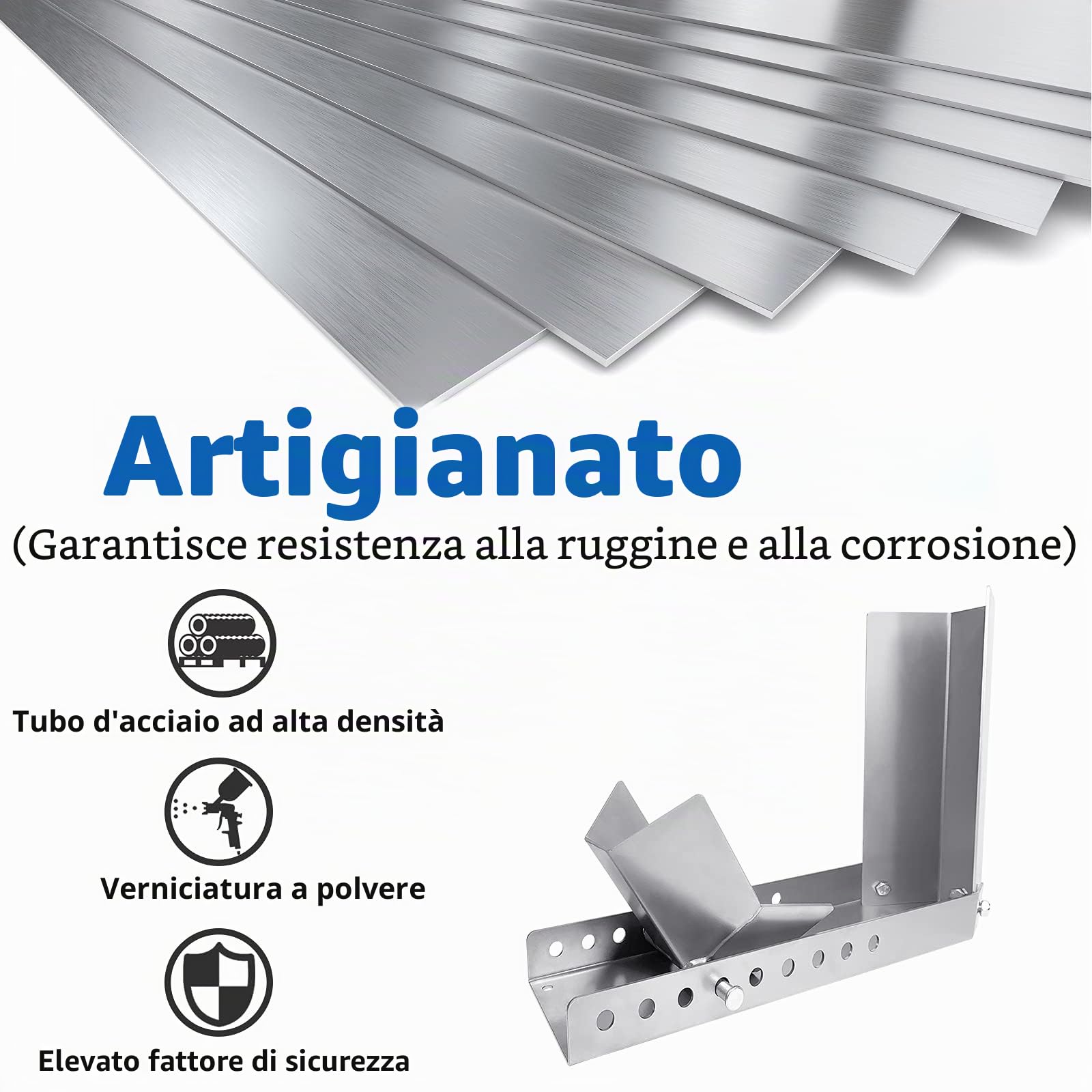 UISEBRT - Supporto di carico per motocicletta per ruota anteriore, 60 x 16 cm