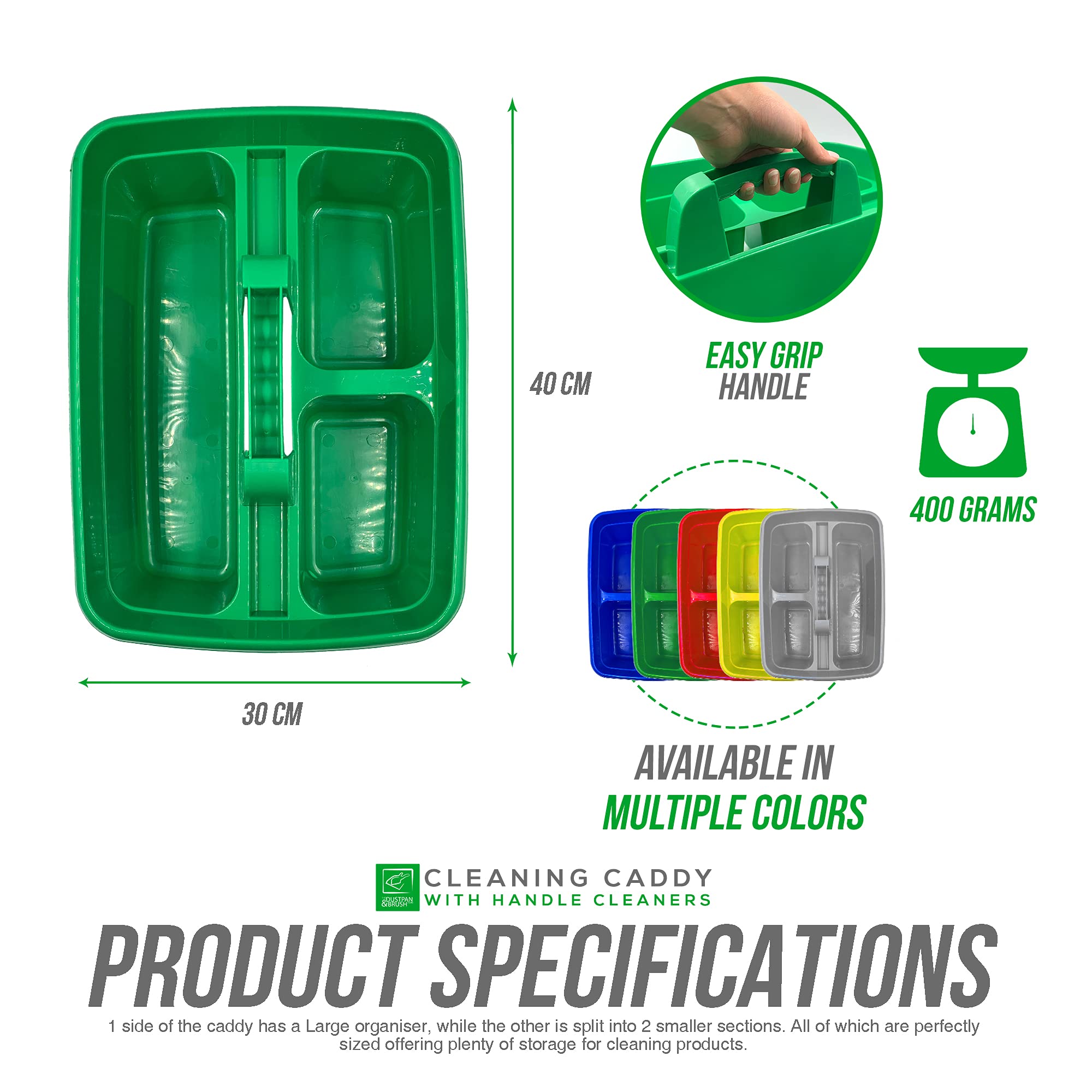 Buy Cleaning Caddy Tray Box Housekeeping Cleaners Tote Tray Basket with