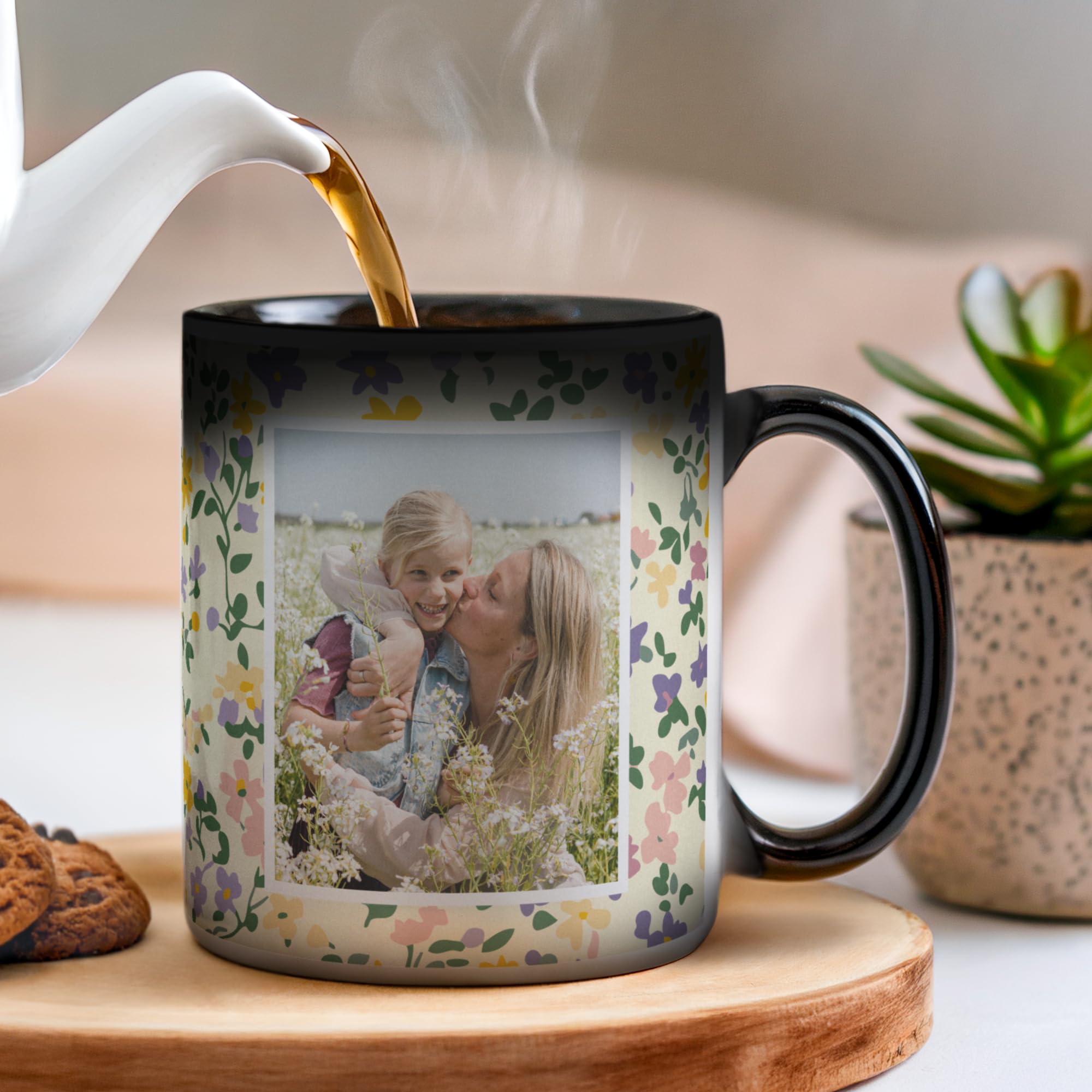 your surprise Tasse mit Foto personalisiert - Muttertagsgeschenk - Zaubertasse Bedruckt mit Foto, erscheint magisch bei heißem Getränk (1E+1 ounces, Keramik, thermochrom, Mug, Fototasse, 3098740031)