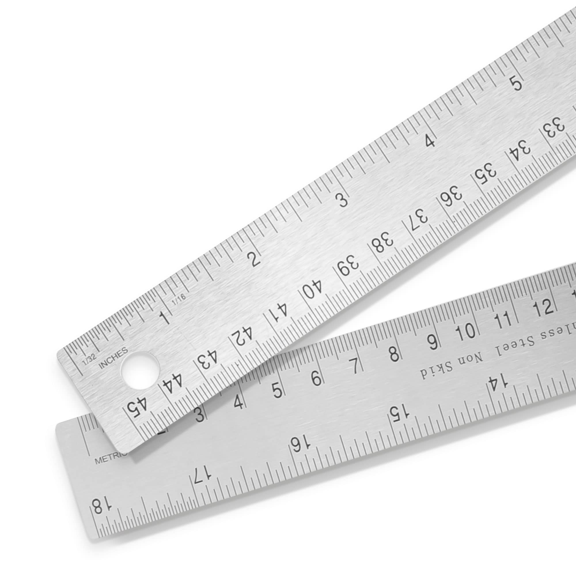 Stainless Steel Ruler - 12 Inch, Metric & Inch -7