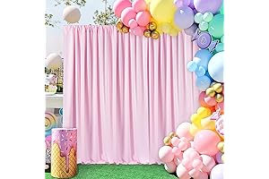 MoKoHouse Pink Drapes for Backdrops - Define Your Special Occasions with Grace