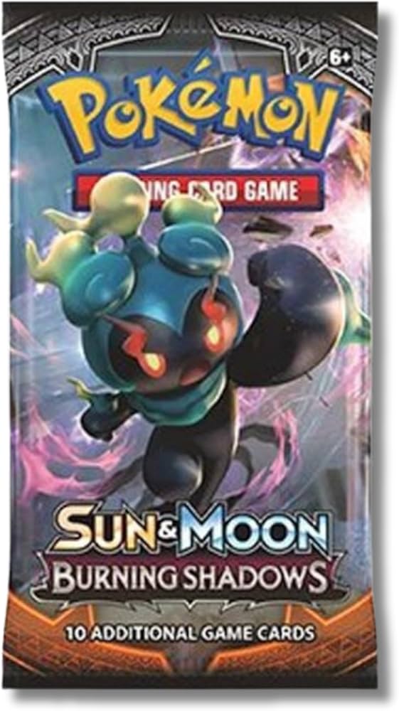 Amazon.com: Pokemon Sun & Moon Burning Shadows Booster Pack