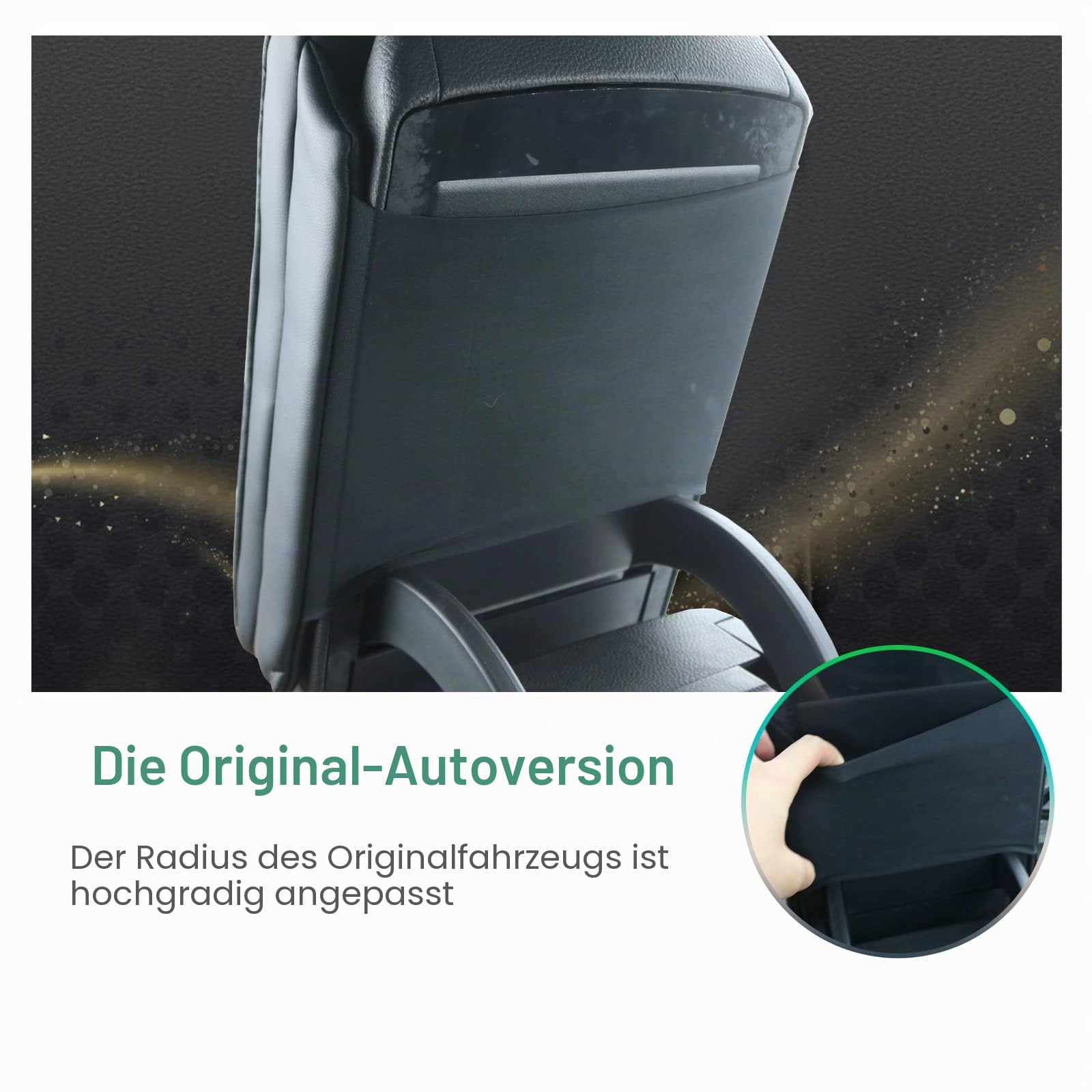 GAFAT Seat Ateca FR Facelift/Cuprα Ateca 2025 2026-2017 Mittelarmlehne Abdeckung, Seat Ateca 2025 Mittelkonsole Armlehne Schutz Armlehnenbezüge, Leder Polster, Seat Ateca Zubehör (4 CM Verdickt)