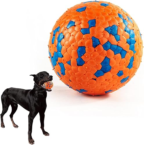 Pelotas de juguete para perros masticadores agresivos, pelota de perro indestructible, ligera y flotante, bola masticable duradera para perros