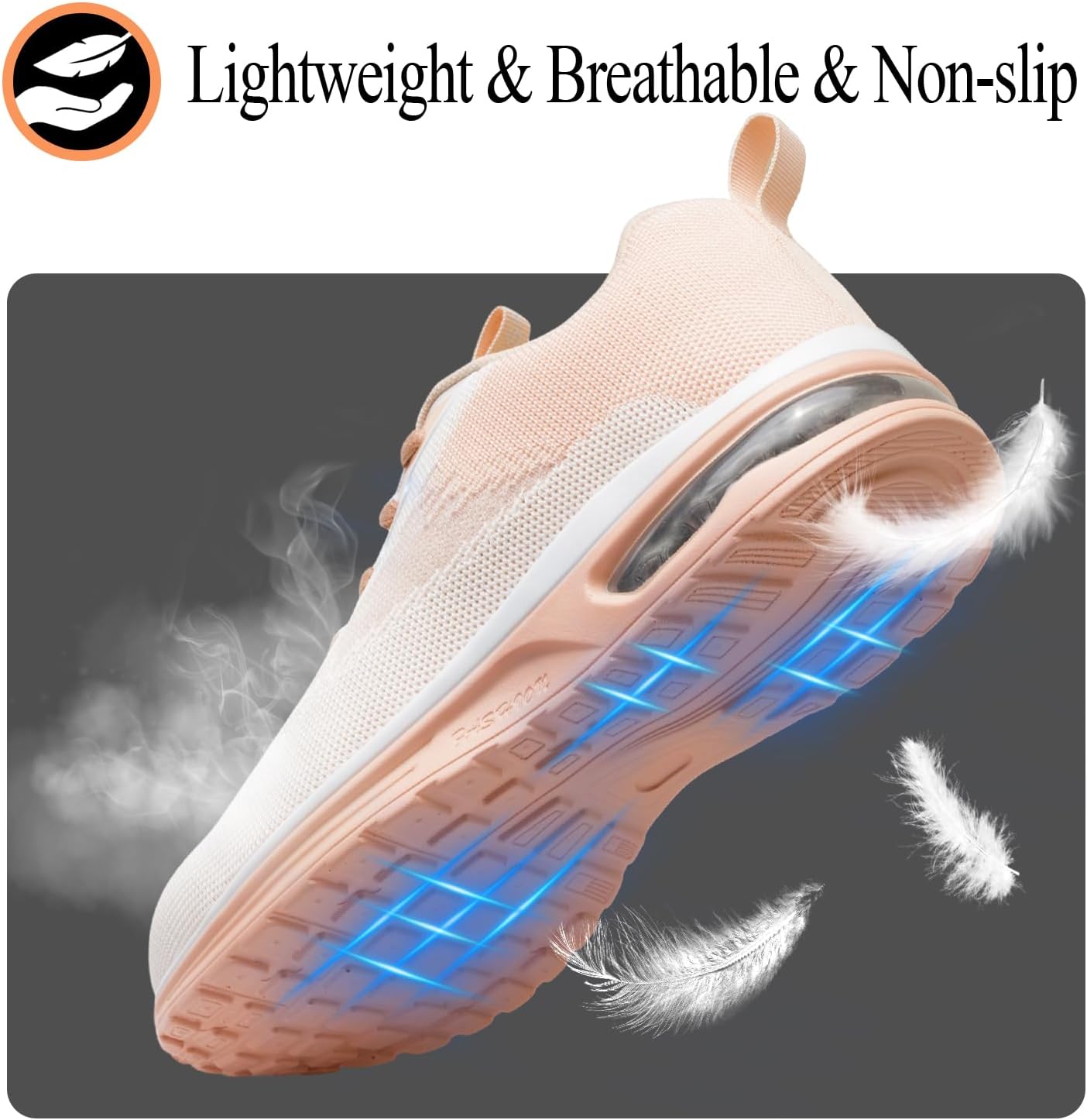 Steel Toe Shoes for Women Lightweight Breathable Safety Work Sneakers Non Slip Puncture Proof Utility Slip On Footwear for Industrial Construction - Image 5