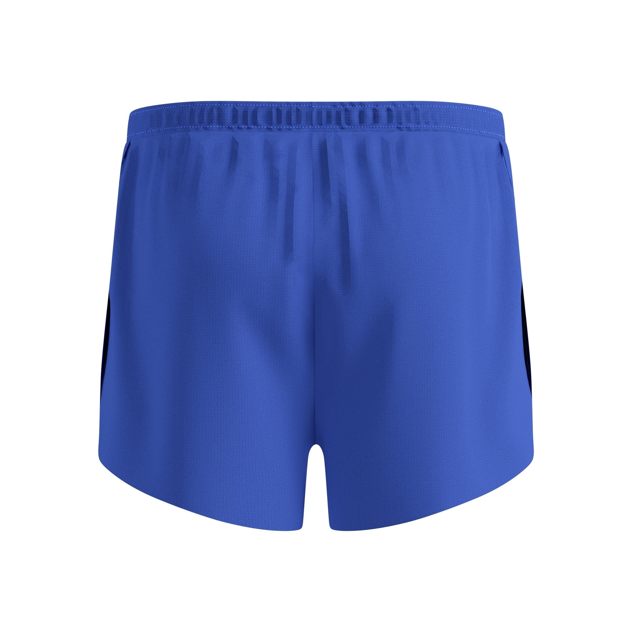 Odlo Zeroweight 3In Split Short da Running Uomo Blu - Abbagliante Blue S