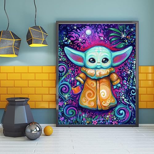 Miniatura 3 de Kit de pintura de diamantes 5D por números, taladros completos para adultos, cruz de taladro redondo, diamantes de imitación, manualidades,