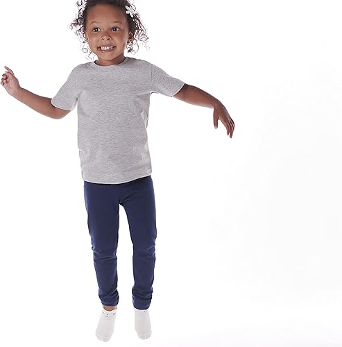 Miniatura 3 de Gerber Camiseta unisex de manga corta para bebé, 5 unidades, color liso, 5.64ozm, Neutro