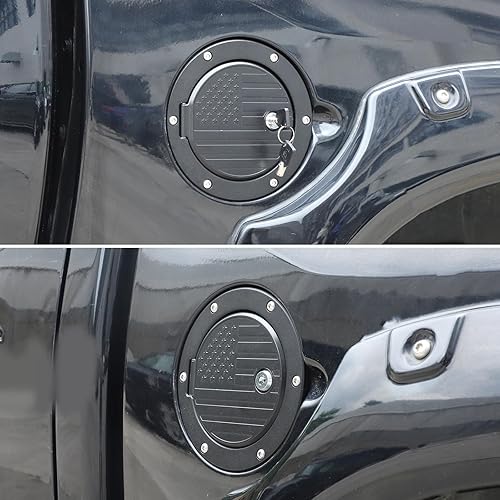 Miniatura 9 de Reemplazo de Tapa de Tanque de Combustible para Coche con Bloqueo Antirrobo Compatible con Toyota Tundra 2017-2021 Tapa de Puerta de Tanque de Gas