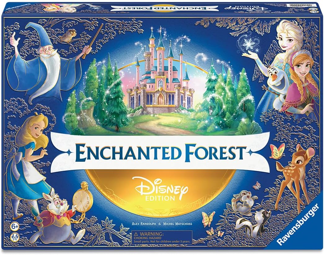 Ravensburger Disney Enchanted Forest Memory Board Game for Kids Ages 6+ - Classic Hide and Seek Adventure with Mickey Mouse and Friends