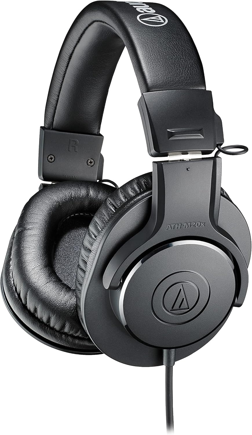 Audio-Technica ATH-M20X Cuffie professionali da studio per la registrazione in studio, i creatori, i podcast e l'ascolto quotidiano.