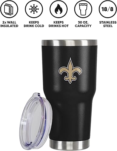Vista 94 de FOCO NFL Team Logo 30oz Insulated Stainless Steel Travel Mug Tumbler