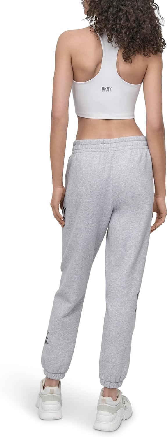 DKNY Women's High Rise Smocked Waistband Jogger