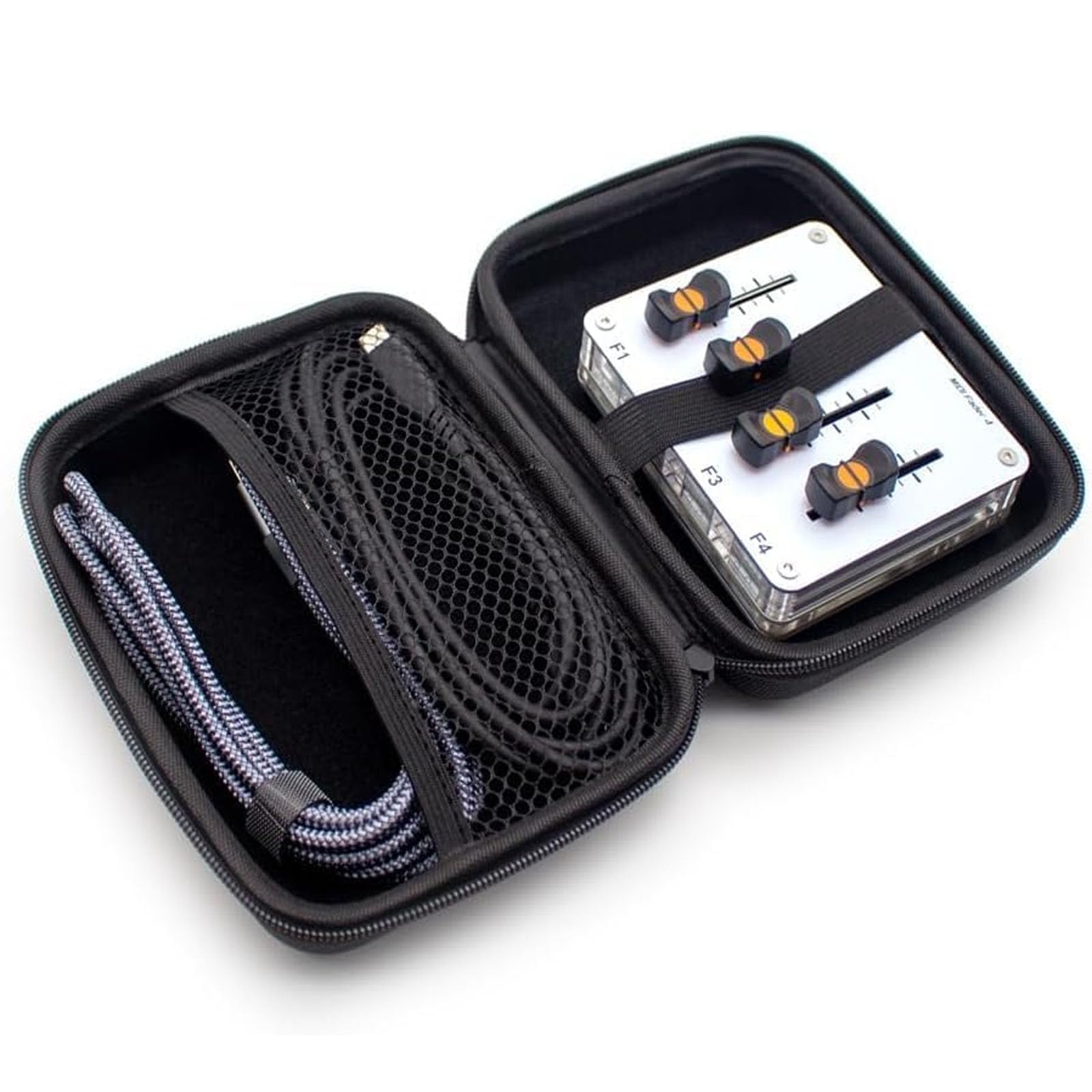 Fader Midi De 4 Canales Y 42 Mm, Mezclador Deslizante Midi Delgado De 4 Pistas, Interfaz USB, Mapeo CC Personalizado, para Software DAW Y Edición En Estudios De Producción Musical.