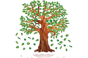 Tropical Leaves Bulletin Board Tree Set