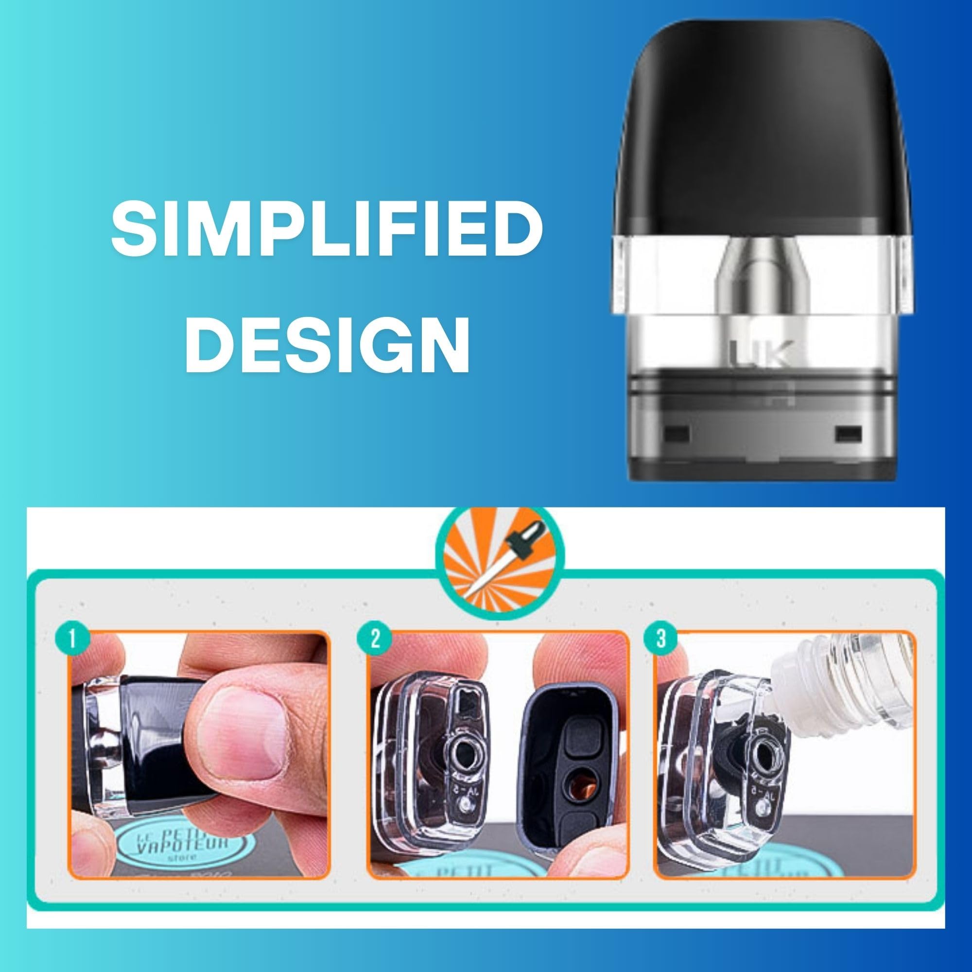 geekvape sonder pods amazon Geekvape Q Pods (0.8) - 3 Pack Geekvape Sonder Vape Replacement Pods main image 1