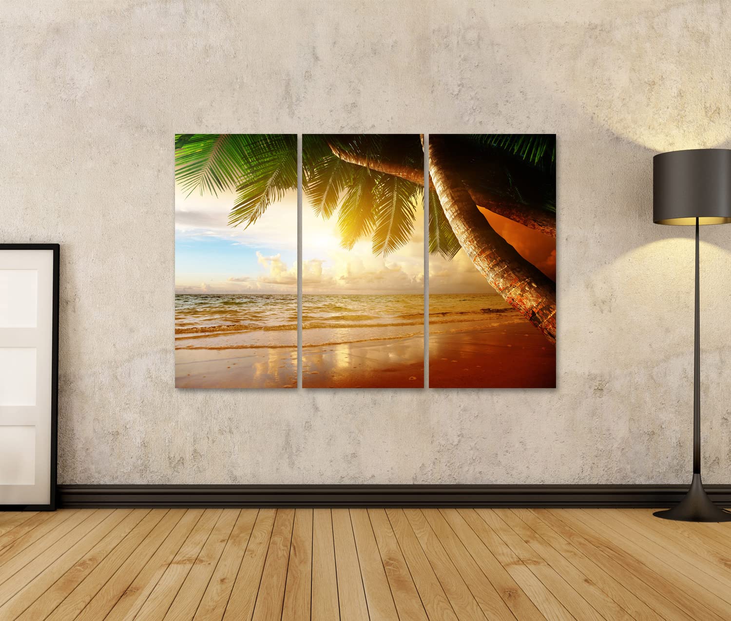 islandburner Bild auf Leinwand Sonnenaufgang Am Strand Der Karibik Bilder Wandbilder Poster
