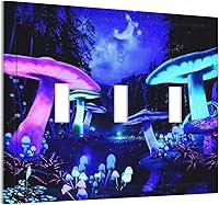 Vista 593 de Vista de ventana, isla tropical, playa, palmeras, cielo soleado, cubierta de interruptor de luz de palanca individual, placa decorativa de pared