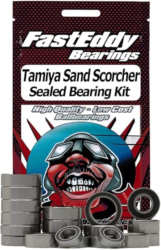 FastEddy Bearings Compatible con el kit de rodamientos sellados Tamiya Sand Scorcher (58015)