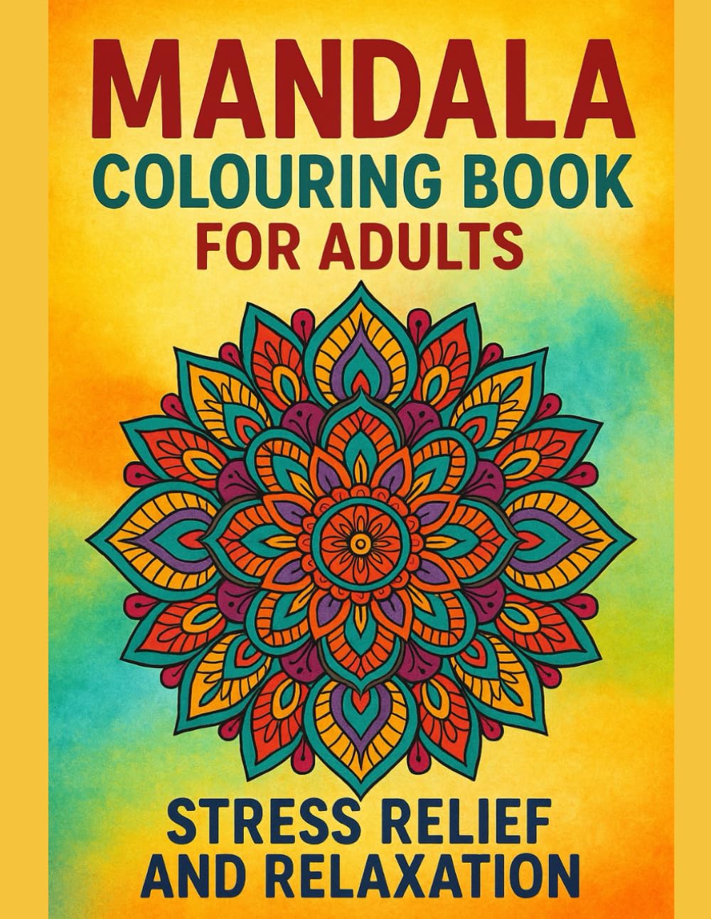 Mandala Coloring Book for Adults: Stress Relief and Relaxation Designs: Beautiful Mandalas for Mindfulness, Anxiety Relief, and Creativity Boost