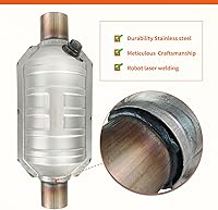 Vista 5 de Catalizador compatible con Nissan Rogue 2008-2013, Nissan Rogue Select 2014-2015 2.5L L4 (compatible con EPA)