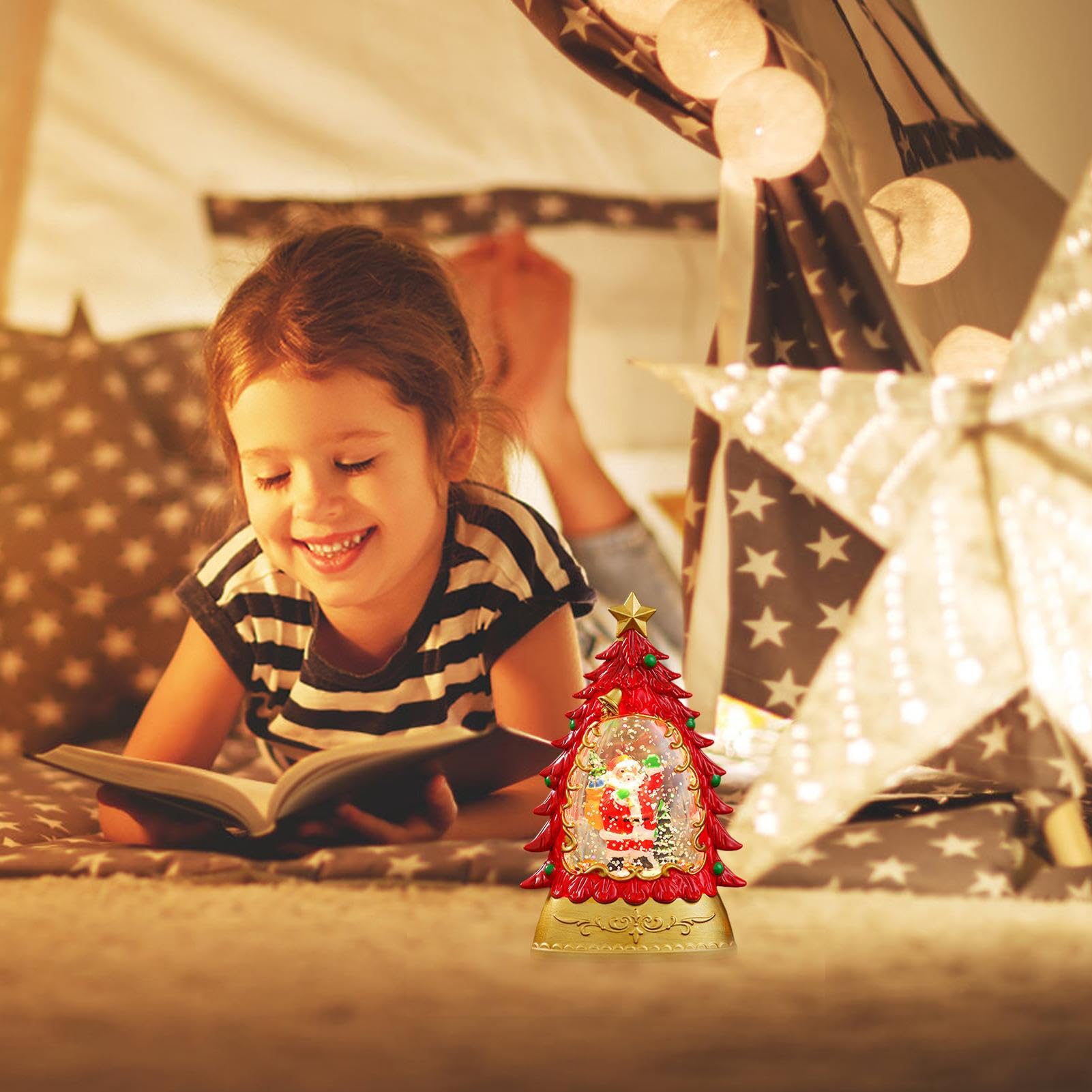 Amazon.co.jp: クリスマススノードーム | クリスマスツリースノー