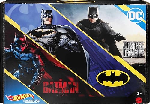 Miniatura 6 de Hot Wheels Paquete de 6 autos de personajes de Batman inspirados en varios personajes de la franquicia Batman detalles auténticos regalo para niños