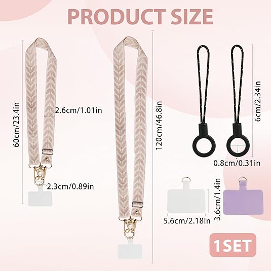 Ownest Compatible Avec Cordon Telephone Portable La Lanière De Téléphone Lanière Universelle