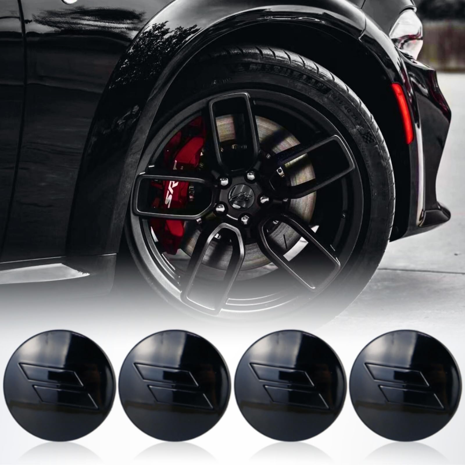 INUBOXES 63mm Wheel Center Cap Covers