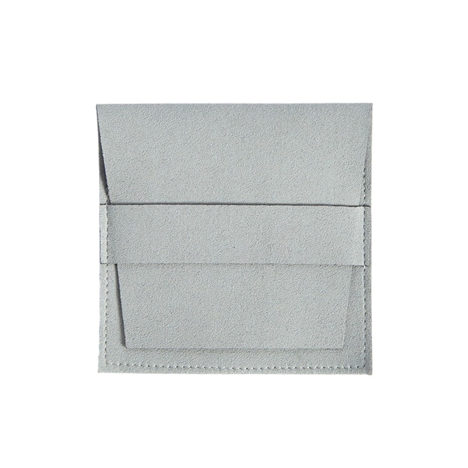 Cidegoo 5Pcs 8x8cm Microfiber Velvet Jewelry Pouches for Necklace Gift Bags