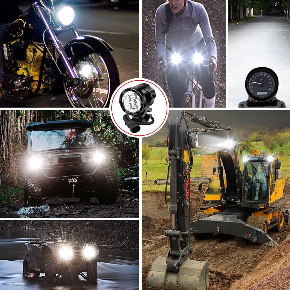 CO LIGHT バイクフォグランプ LED 作業灯 3モード切り替え 2個 Amazon | CO LIGHT バイクフォグランプ LED 作業灯 3モード