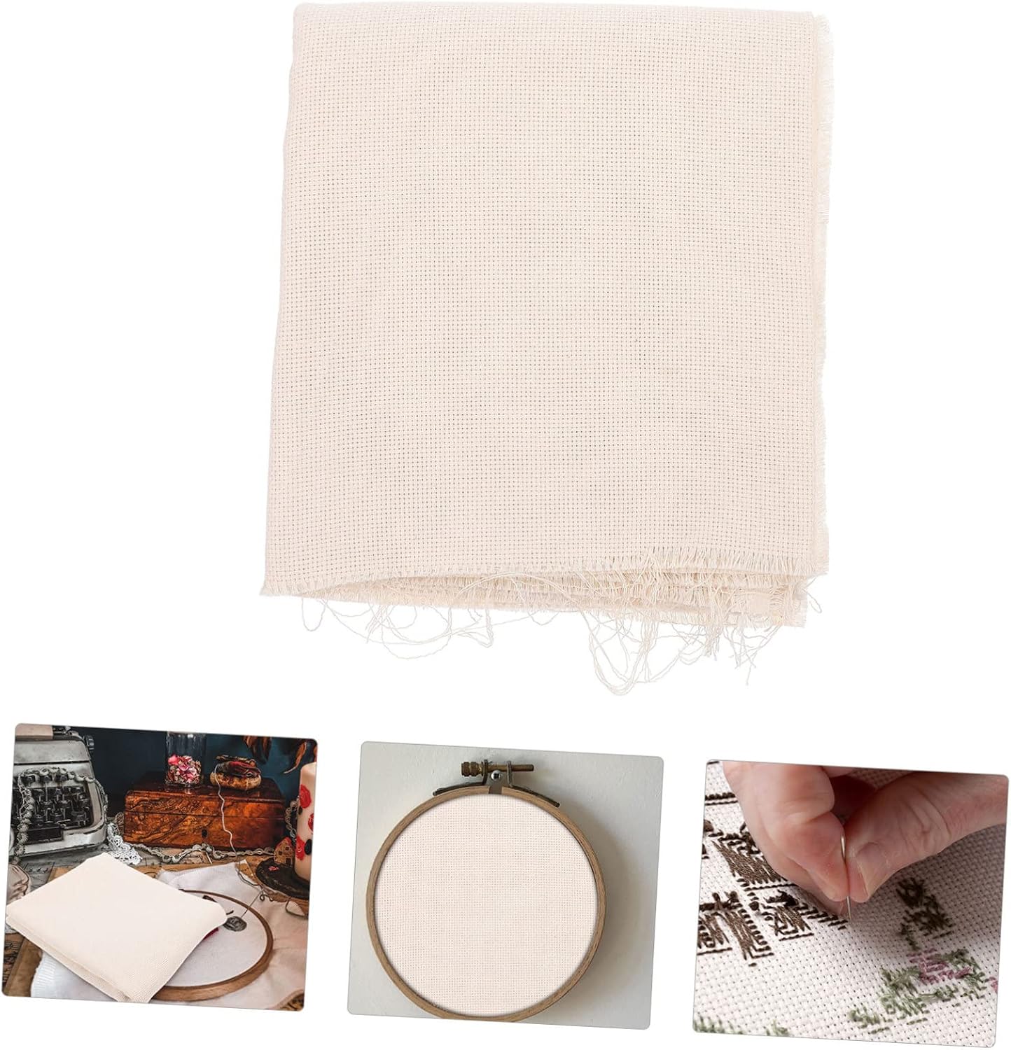 Housoutil 1Pc Punch Needle Embroidery DIY Needle Cloth for Needlework and Stitching Lightweight Compact Craft Supply for Easy Embroidery Projects