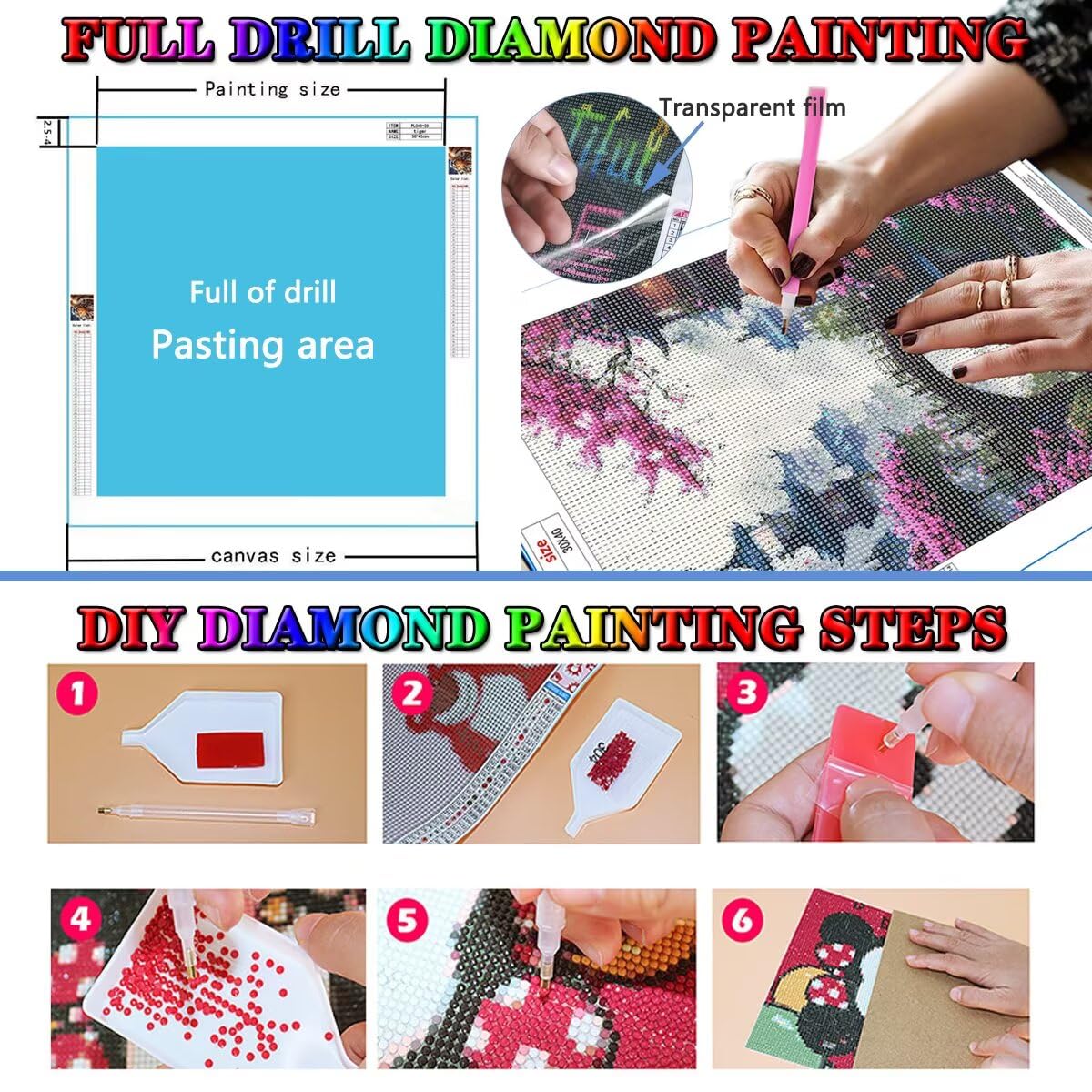 Diamond Painting Mystery Z-85 - 5D Volledige Set 60x80 Cm Met Parels Voor Beginners En Volwassenen