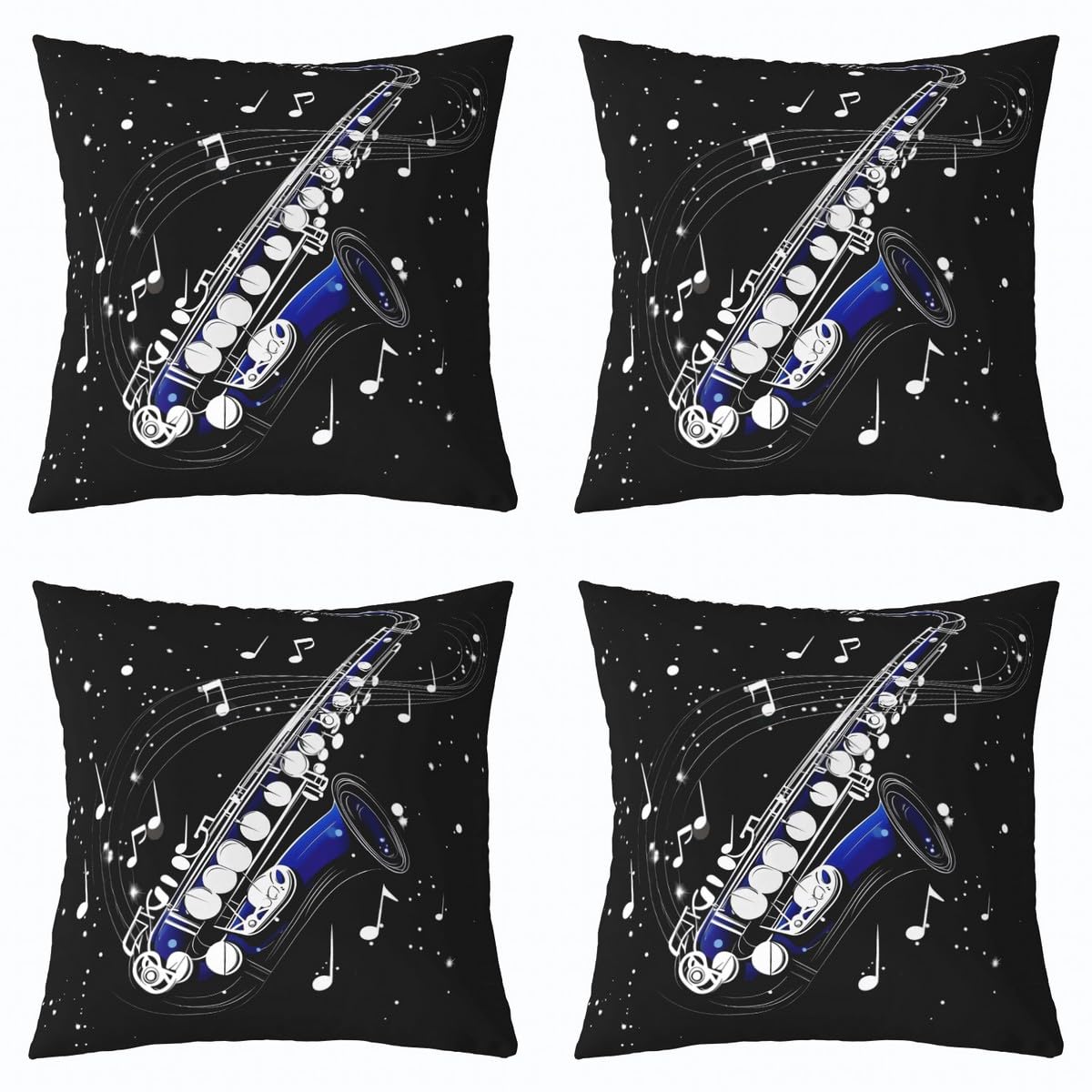 Housse de coussin jazz 40x40 cm Loussiesd pour remplacer vos vieux coussins ternes et rudes